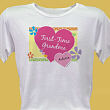 912293X - First-Time Grandma New Baby Personalized Scoop Neck T-Shirt 